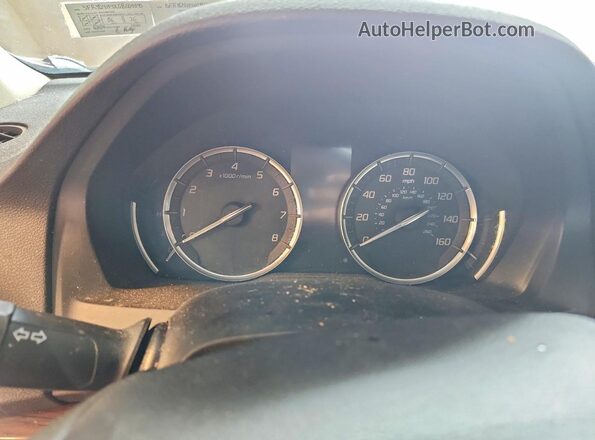 5FRYD4H4XGB009045 2016 ACURA MDX White უკანა სავარძლების ხედი