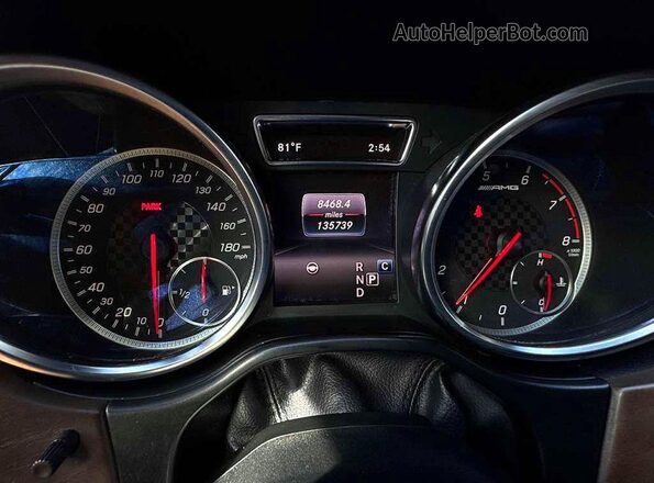 4JGDA6EB5KB18728X 2019 MERCEDES-BENZ GLE White Instrument cluster view