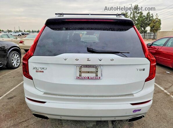 YV4BC0PK7G1087601 2016 VOLVO XC90 White Widok wnętrza z przodu