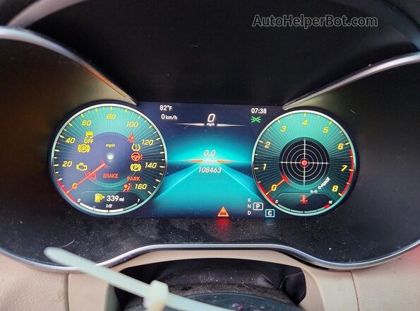55SWF8DB8LU322859 2020 MERCEDES-BENZ C Black Вид задніх сидінь