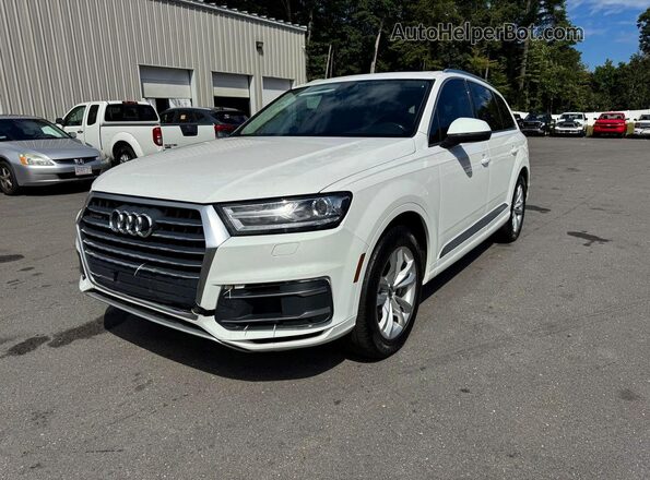 WA1LAAF7XJD023827 2018 AUDI Q7 White Հետևի ձախ