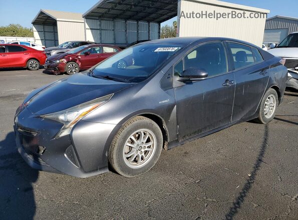 JTDKBRFU7H3034397 2017 TOYOTA PRIUS Угольный Задняя левая четверть