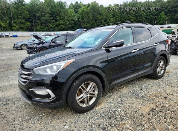 5XYZU3LB7HG393219 2017 HYUNDAI SANTA Black Задня ліва чверть
