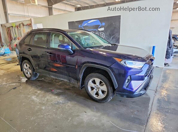 JTMR6RFV2MD013148 2021 TOYOTA RAV4 Blue Front view