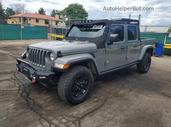 1C6HJTAG9ML535403 2021 JEEP GLADIATOR Gray Задня ліва чверть