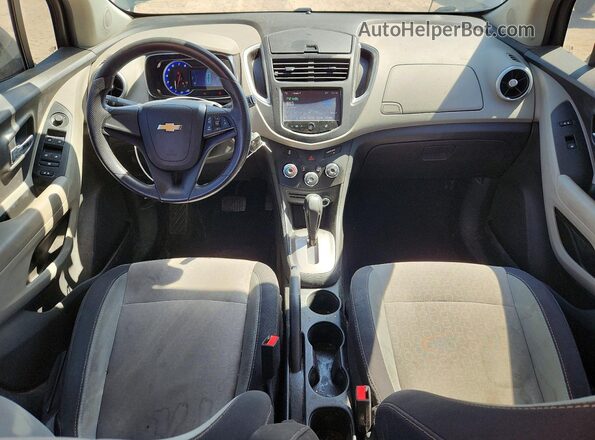 3GNCJKSB1GL158775 2016 CHEVROLET TRAX Gray Widok zestawu wskaźników