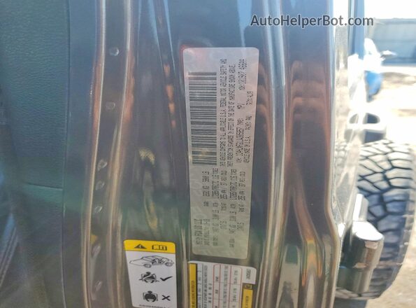 1C4HJXFG1JW305857 2018 JEEP WRANGLER Gray Vista de la etiqueta del VIN