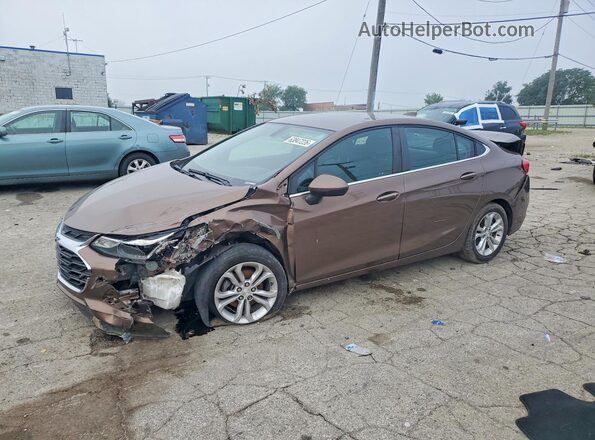 1G1BE5SM8K7118890 2019 CHEVROLET CRUZE Brown Rear left