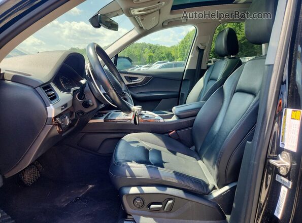 WA1LHAF79HD041726 2017 AUDI Q7 Black Dashboard view