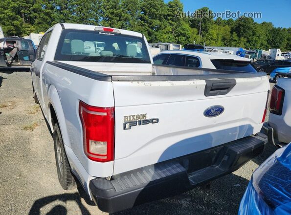 1FTEW1CF1HKD01225 2017 FORD F150 White Widok wnętrza z przodu