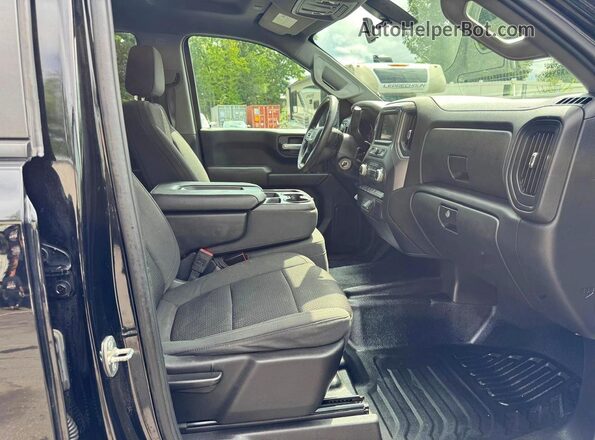 1GTP9AEH3MZ167379 2021 GMC SIERRA Черный Вид щитка приборов
