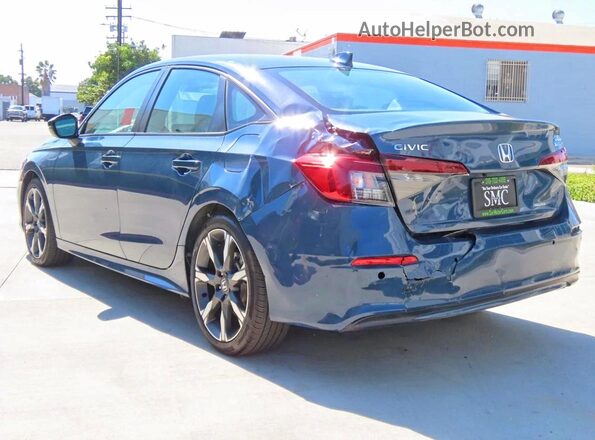 2HGFE4F85SH325565 2025 HONDA CIVIC Синий Вид спереди
