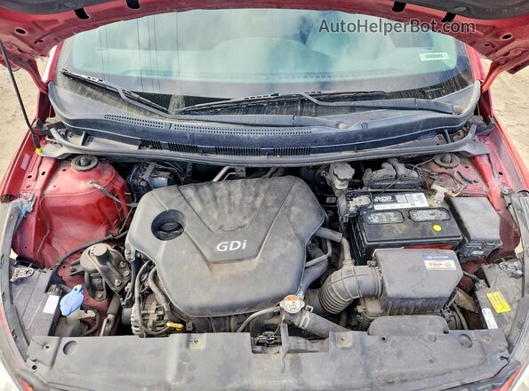 KMHCT5AE7HU300419 2017 HYUNDAI ACCENT Red VIN sticker view