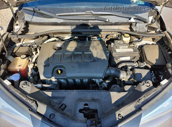 NMTKHMBX1JR025392 2018 TOYOTA C-HR Silver ძრავის განყოფილების ხედი