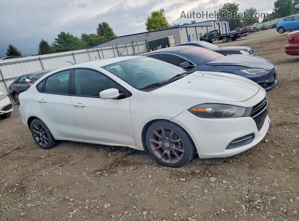 1C3CDFAA5GD577514 2016 DODGE DART White Vista frontal