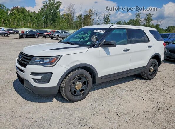1FM5K8AR2KGB44120 2019 FORD EXPLORER White Tył lewy