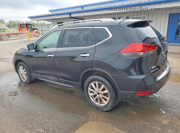 5N1AT2MV3HC879383 2017 NISSAN ROGUE Черный Задняя правая четверть