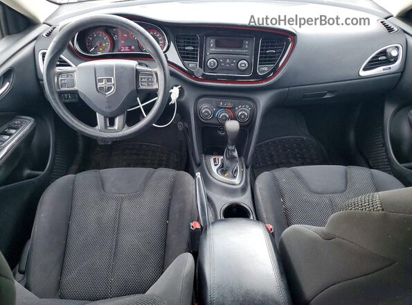1C3CDFAA5GD577514 2016 DODGE DART White Vista del cuadro de instrumentos