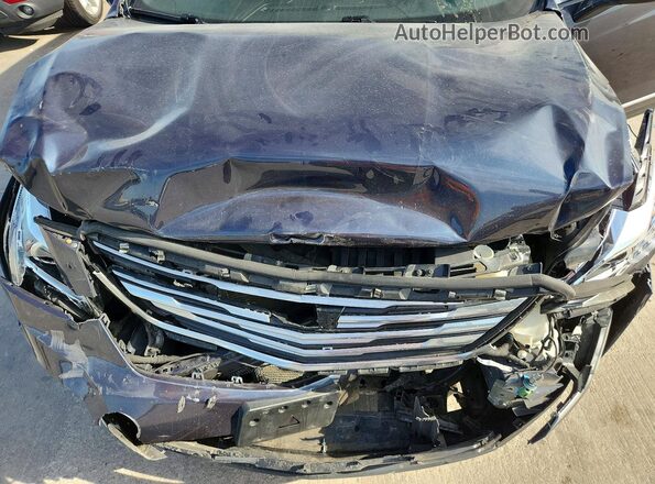 1GYKNARSXJZ198159 2018 CADILLAC XT5 Blue ძრავის განყოფილების ხედი