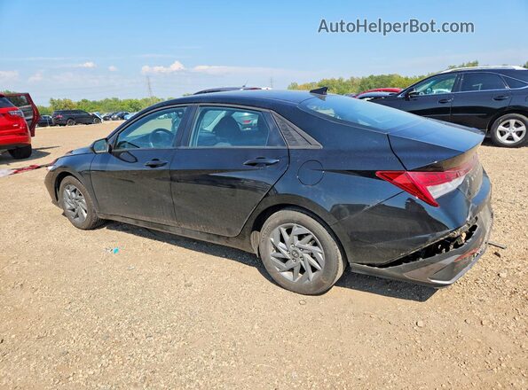 KMHLM4DJ8SU173476 2025 HYUNDAI ELANTRA Черный Задняя правая четверть