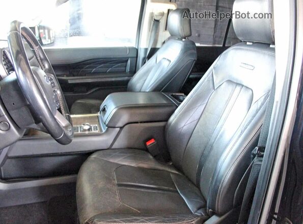 1FMJU1MT2KEA02921 2019 FORD EXPEDITION Black Widok tylnych siedzeń