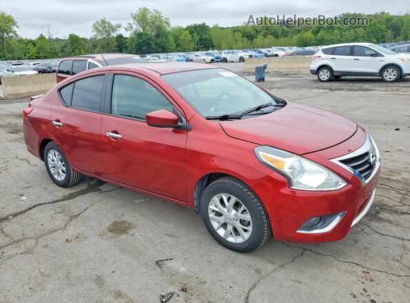 3N1CN7AP5JL833867 2018 NISSAN VERSA Red წინა ხედი