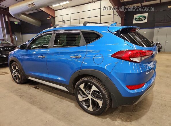 KM8J3CA20JU729232 2018 HYUNDAI TUCSON Blue Հետևի աջ