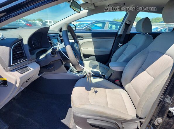 KMHD74LFXHU090486 2017 HYUNDAI ELANTRA Black Вид панелі приладів