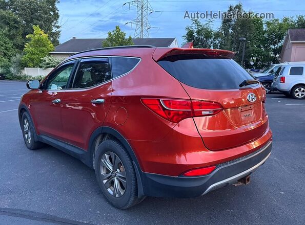5XYZUDLB5GG377024 2016 HYUNDAI SANTA FE Red Задня права чверть