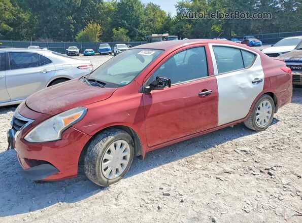 3N1CN7AP7HL830334 2017 NISSAN VERSA Maroon Tył lewy