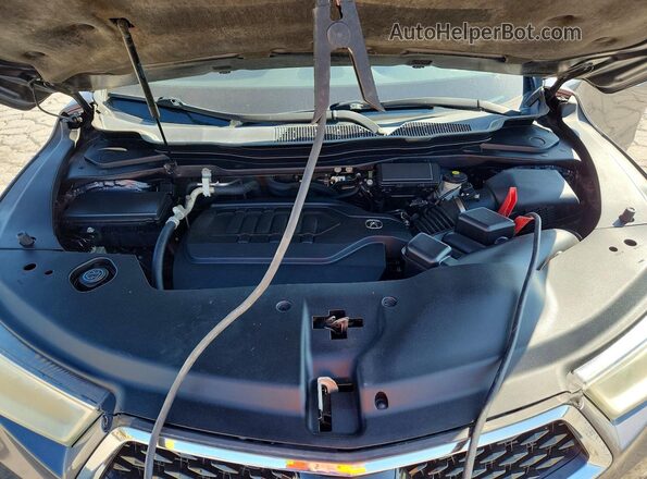 5FRYD4H8XHB041210 2017 ACURA MDX Серый Вид наклейки с VIN-кодом