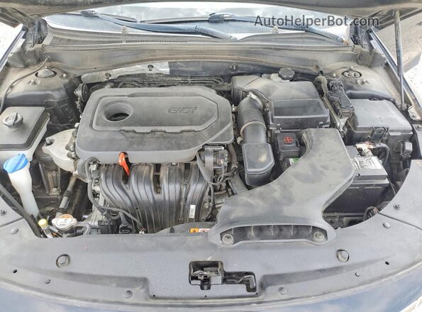 5XXGT4L31GG004649 2016 KIA OPTIMA Black Շարժիչի բաժամունքի տեսք