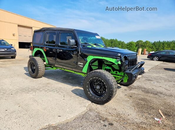 1C4HJXDN9JW329440 2018 JEEP WRANGLER Black Vista frontal