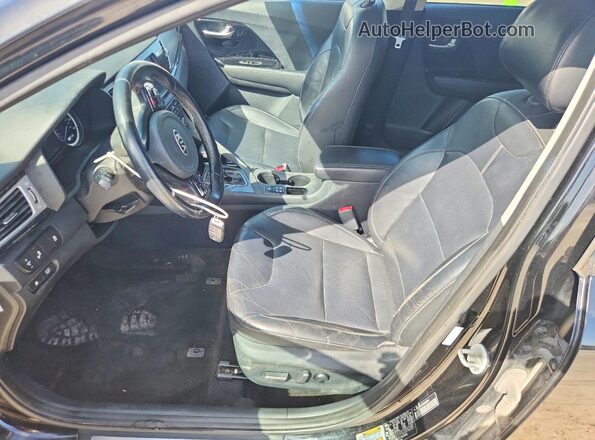 KNDCE3LC7H5046946 2017 KIA NIRO Черный Вид панели приборов
