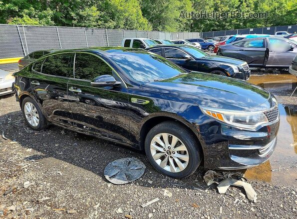 5XXGU4L3XHG135030 2017 KIA OPTIMA Black წინა ხედი