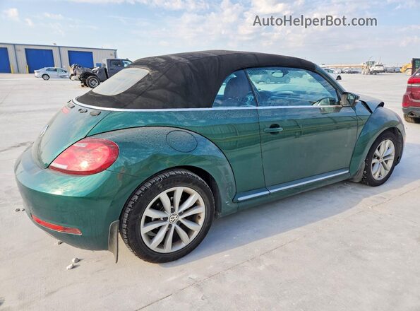 3VW517AT3HM816369 2017 VOLKSWAGEN BEETLE Зеленый Передняя правая четверть