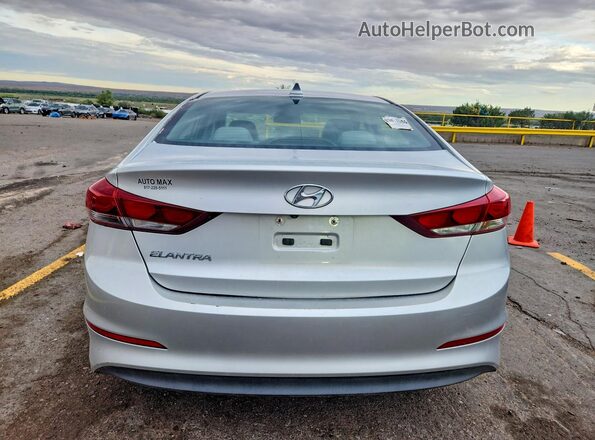 5NPD84LF5HH154106 2017 HYUNDAI ELANTRA Silver Սալոնի դիմացի տեսք