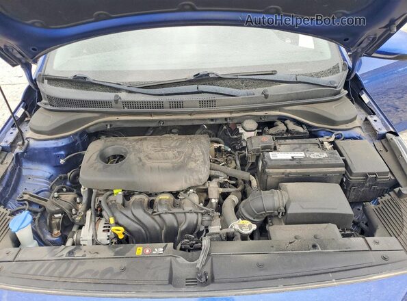 3KPC24A39KE069514 2019 HYUNDAI ACCENT Blue Вид підкапотного простору