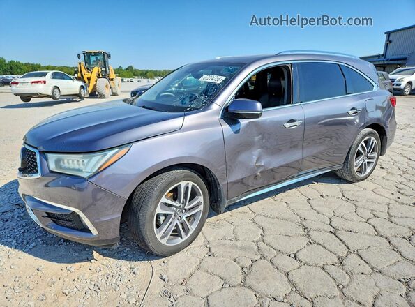 5FRYD4H8XHB041210 2017 ACURA MDX Серый Задняя левая четверть