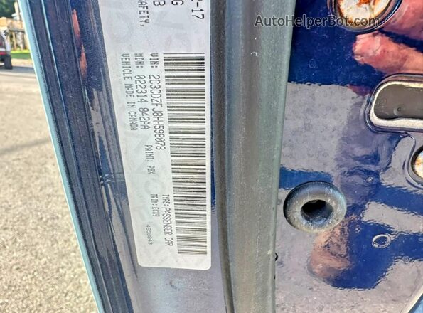 2C3CDZFJ8HH598078 2017 DODGE CHALLENGER Unknown - Not Ok For Inv. Սալոնի հետևի տեսք