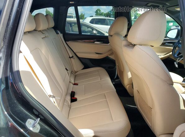 5UXTR7C59KLF27413 2019 BMW X3 Black ძრავის განყოფილების ხედი