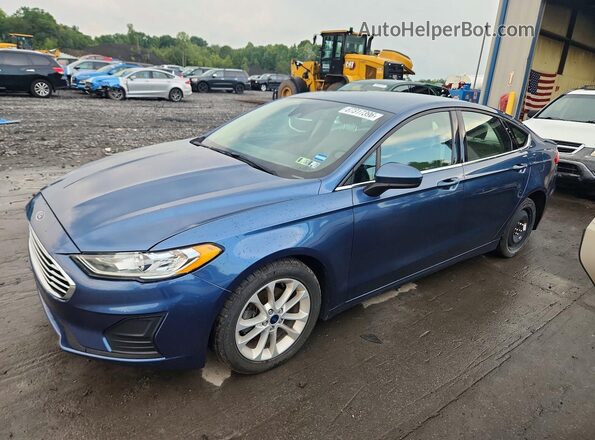 3FA6P0HD1KR203484 2019 FORD FUSION Blue Հետևի ձախ