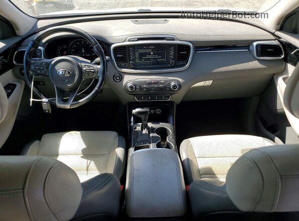 5XYPKDA58GG080291 2016 KIA SORENTO White ხელსაწყოთა პანელის ხედი
