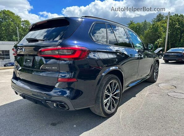 5UXCR6C07N9K88781 2022 BMW X5 Black Przód prawy