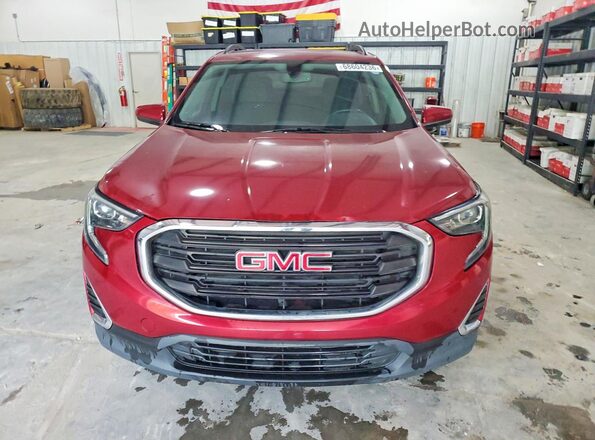 3GKALNEU9JL248955 2018 GMC TERRAIN Red Вид ззаду