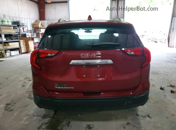3GKALNEU9JL248955 2018 GMC TERRAIN Red Вид салону спереду