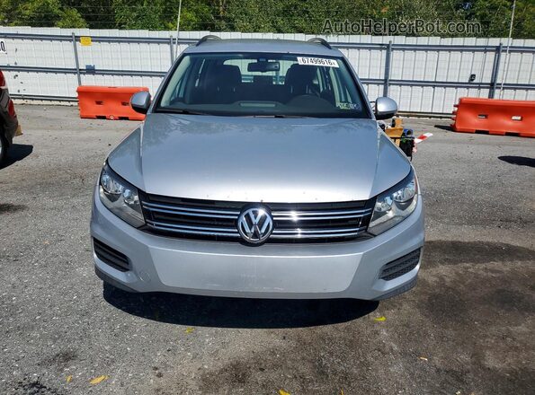 WVGBV7AX4GW555132 2016 VOLKSWAGEN TIGUAN Серебряный Вид сзади