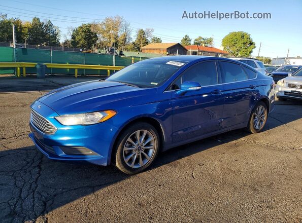 3FA6P0H71HR407799 2017 FORD FUSION Blue უკანა მარცხენა
