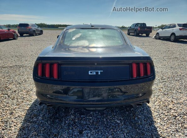1FA6P8CF1H5256172 2017 FORD MUSTANG Черный Вид салона спереди