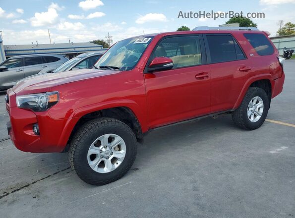JTEBU5JR3G5311096 2016 TOYOTA 4RUNNER Red Հետևի ձախ